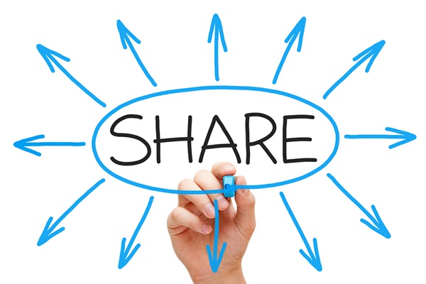 "Share" có thể chỉ đơn giản là gửi một liên kết hoặc giới thiệu một bài viết